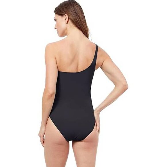 NWT Profile by Gottex Womens Kundala Shoulder Ruffle One Piece Swimsuit Size 8 - Picture 4 of 7